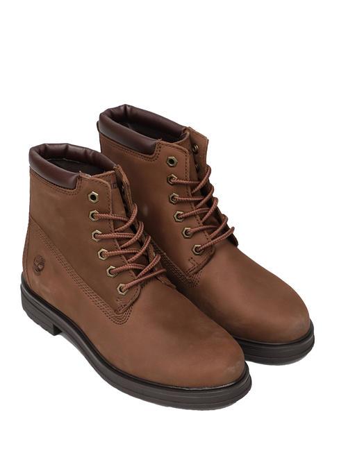 TIMBERLAND HANNOVER HILL 6  Bottines à talon de 3,6 cm marron foncé - Chaussures Femme