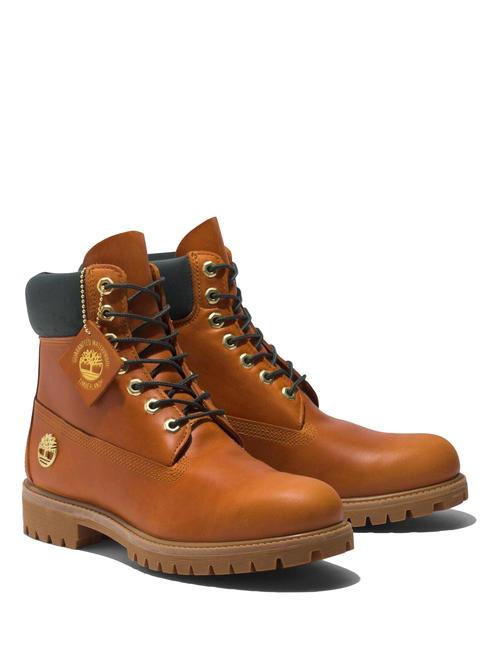 TIMBERLAND PREMIUM 6  Bottines en cuir brun moyen - Chaussures Homme