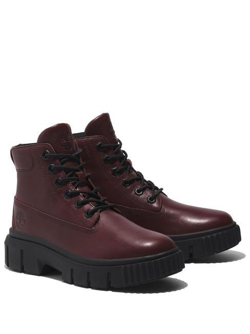 TIMBERLAND GREYFIELD  Bottines en cuir port sombre - Chaussures Femme