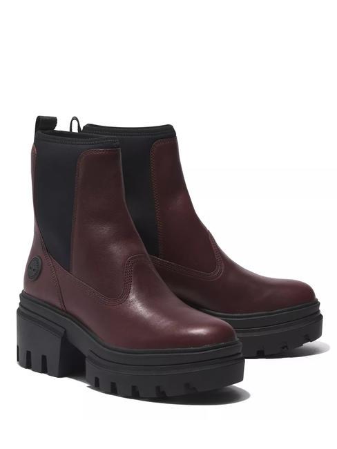 TIMBERLAND EVERLEIGH  Bottines hautes port sombre - Chaussures Femme