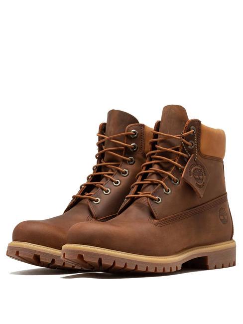 TIMBERLAND PREMIUM 6  Bottes de combat en cuir épice cathay - Chaussures Homme