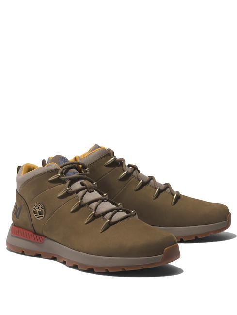 TIMBERLAND SPRINT TREKKER Bottes en cuir milolive - Chaussures Homme