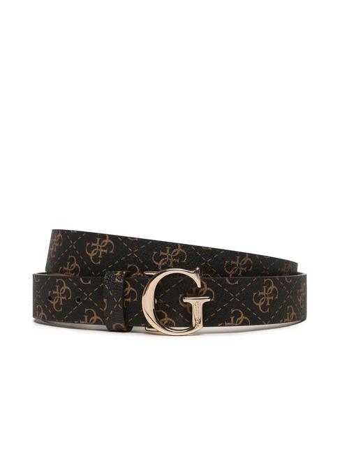 GUESS EMERA LOGO Ceinture raccourcissable marron - Ceintures