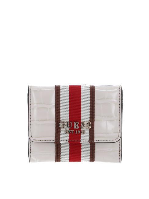 GUESS NELKA Mini portefeuille imprimé croco PIERRE - Portefeuilles Femme