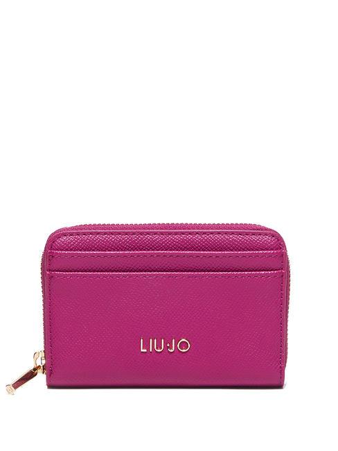 LIUJO NEVET  Portefeuille zippé fuchsia - Portefeuilles Femme