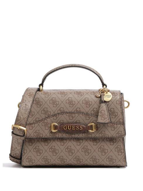 GUESS EMERA 4G Sac à main, avec bandoulière LOGO DE LAIT - Sacs pour Femme