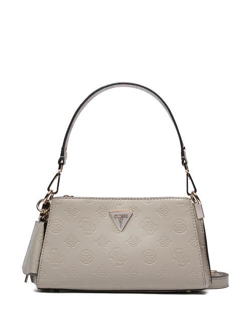 GUESS JENA Sac à main, avec bandoulière logo taupe - Sacs pour Femme