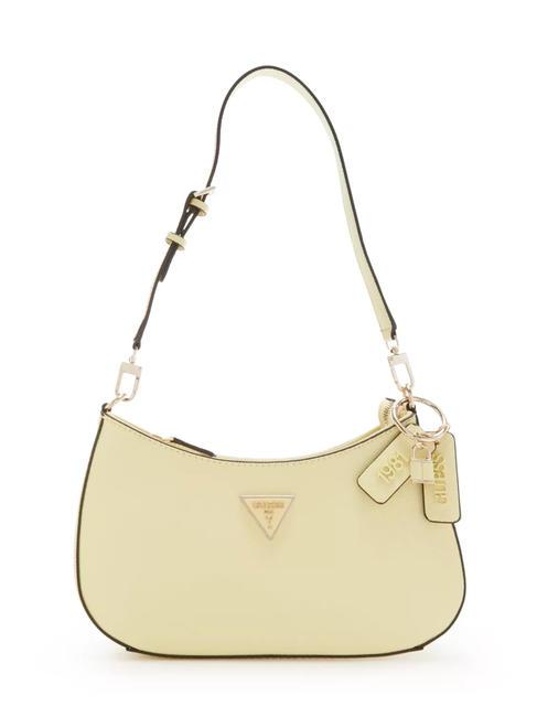 GUESS NOELLE Sac à bandoulière zippé sur le dessus jaune pâle - Sacs pour Femme