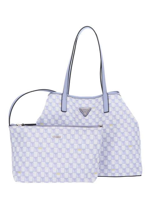 GUESS VIKKY LL Sac d'épaule logo lavande - Sacs pour Femme