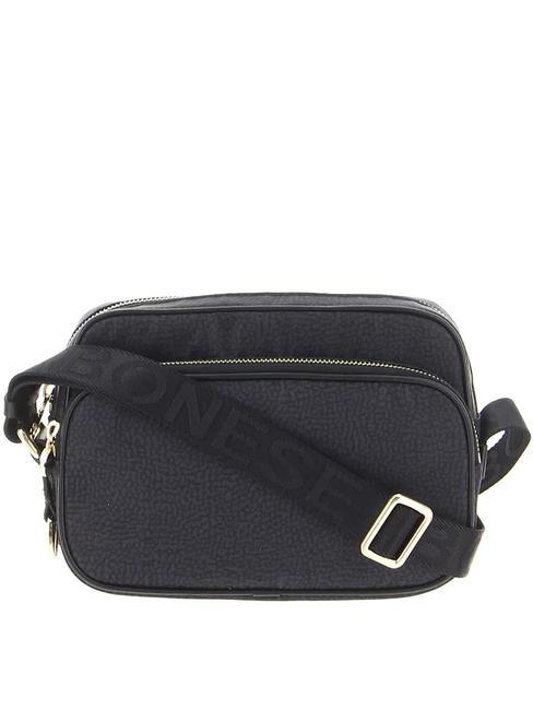 BORBONESE CAMERA CASE SMALL ECO LINE  Sac d'épaule noir foncé - Sacs pour Femme