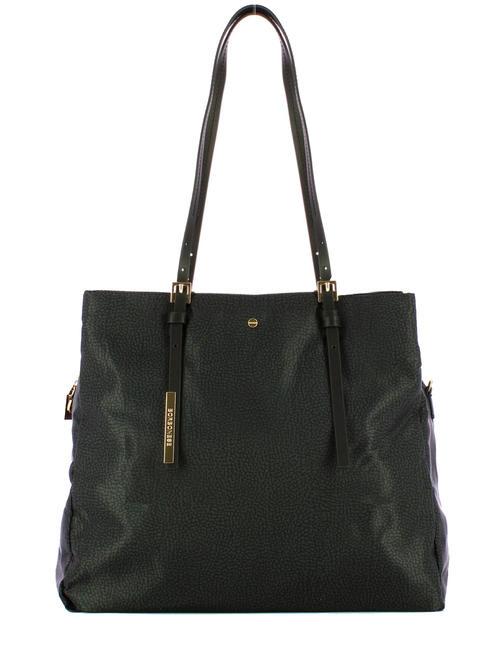 BORBONESE L ECOLE NYLON  Sac à bandoulière, avec bandoulière noir foncé - Sacs pour Femme