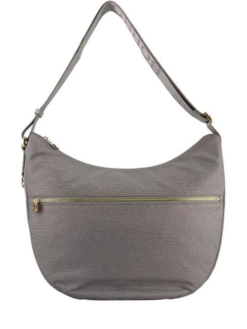 BORBONESE BORBONAIS Sac Hobo LUNA, moyen nuage - Sacs pour Femme