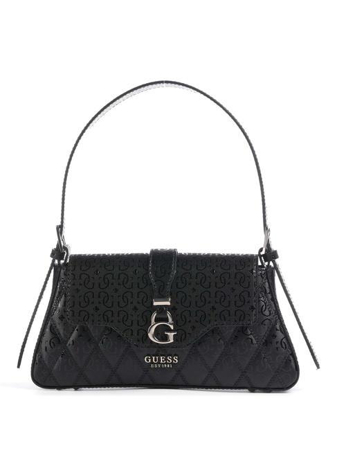 GUESS ADI Sac avec rabat épaule NOIR - Sacs pour Femme