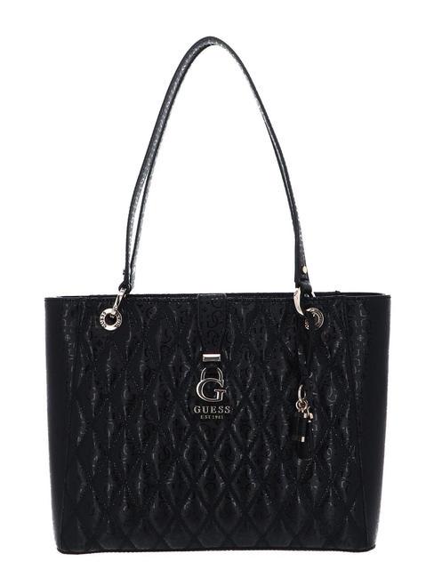 GUESS ADI Sac cabas porté épaule NOIR - Sacs pour Femme