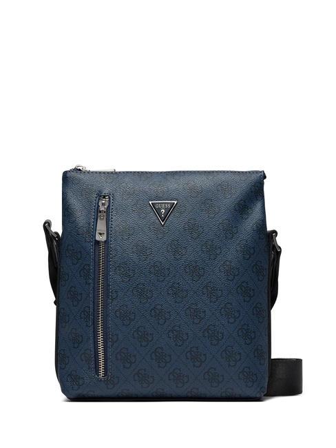 GUESS VEZZOLA sac logo 4G bleu - Sacs en Bandoulières pour Homme