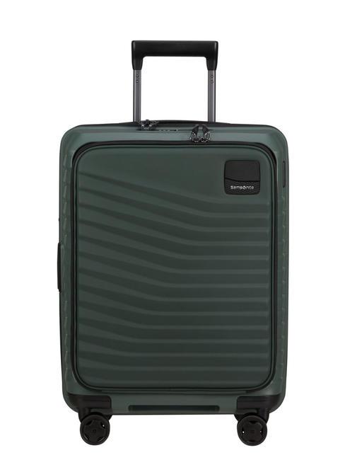 SAMSONITE INTUO Chariot à bagages à main extensible vert olive - Valises cabine