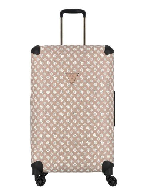 GUESS WILDER Chariot cabine moyen bois de rose - Valises Rigides