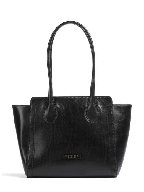 THE BRIDGE FIONA Sac cabas en cuir black Gold - Sacs pour Femme