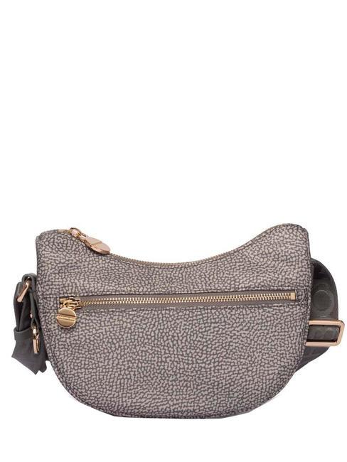 BORBONESE ECO LINE LUNA Sac d'épaule gris argile - Sacs pour Femme