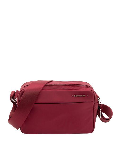 SAMSONITE MOVE 4.0 Mini sac à bandoulière ROUGE GRENAT - Sacs pour Femme