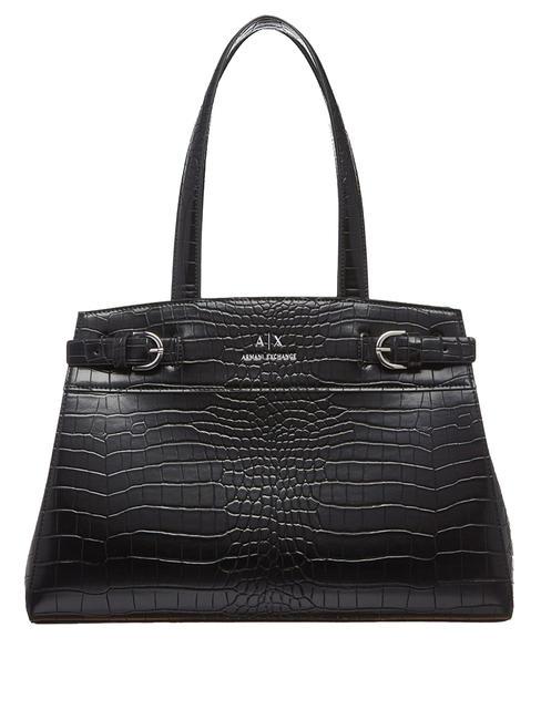 ARMANI EXCHANGE COCCO Sac d'épaule Noir - Sacs pour Femme