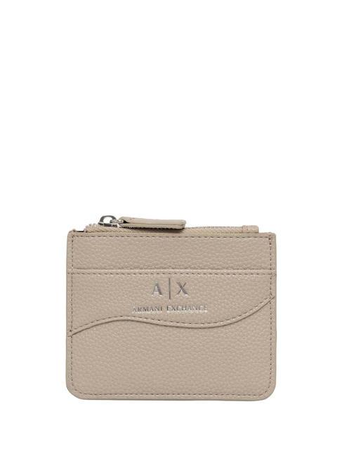 ARMANI EXCHANGE A|X Porte-cartes avec fermeture éclair pisco - Portefeuilles Femme