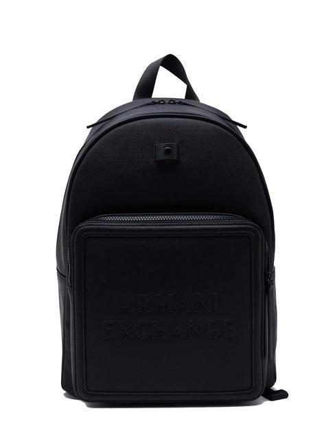 ARMANI EXCHANGE SAFFIANO Sac à dos ordinateur 14" Noir - Sacs à dos pour ordinateur portable