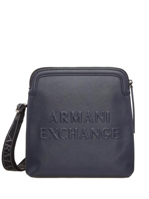 ARMANI EXCHANGE SAFFIANO Bourse  ciel de nuit - Sacs en Bandoulières pour Homme