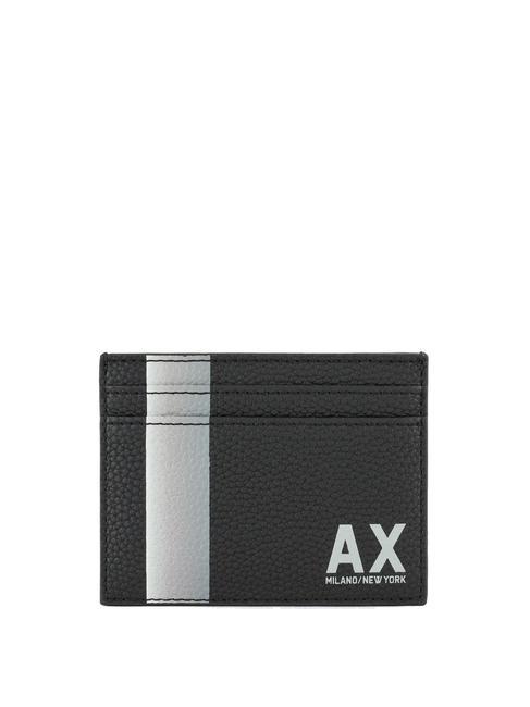 ARMANI EXCHANGE MILANO NEW YORK Porte-cartes plat Noir - Portefeuilles Homme