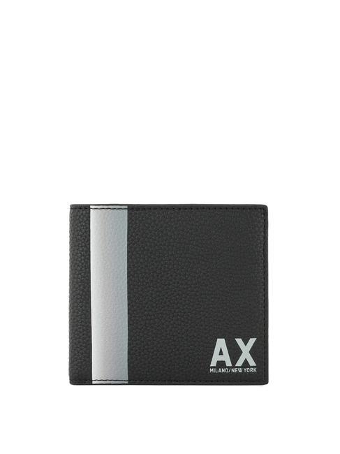 ARMANI EXCHANGE BIFOLD Portefeuille Noir - Portefeuilles Homme