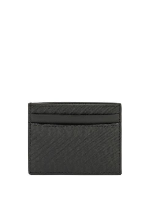 ARMANI EXCHANGE PORTA CARTE DI CREDITO Logo imprimé noir noir - Portefeuilles Homme