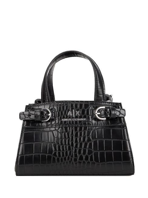 ARMANI EXCHANGE COCCO Mini sac à main, avec bandoulière Noir - Sacs pour Femme