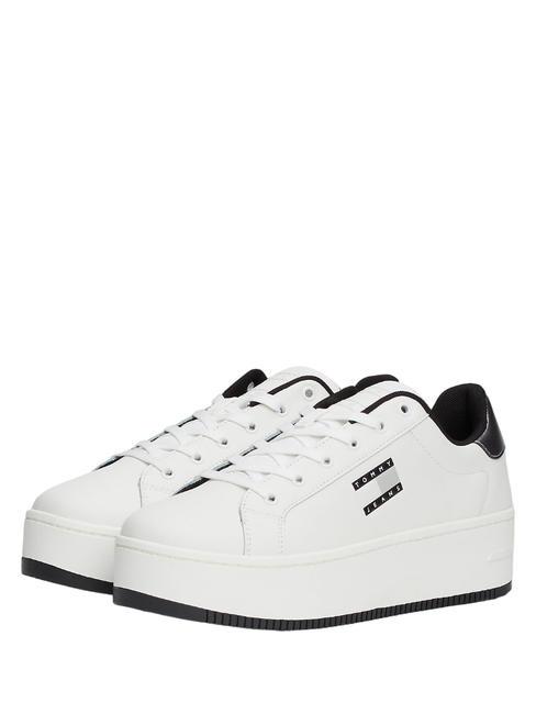 TOMMY HILFIGER TOMMY JEANS Flatform Baskets hautes NOIR - Chaussures Femme