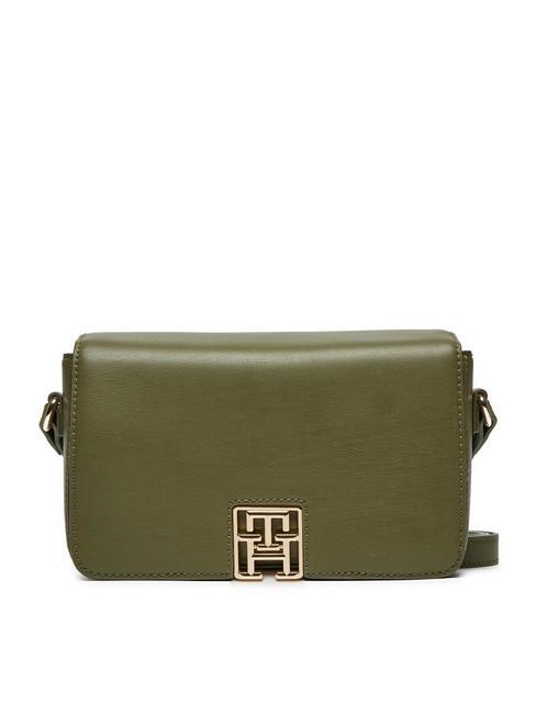 TOMMY HILFIGER RESET Petit sac bandoulière olives utilitaires - Sacs pour Femme