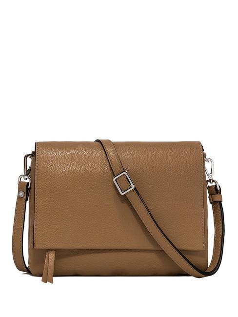 GIANNI CHIARINI THREE Sac bandoulière, en cuir limon - Sacs pour Femme