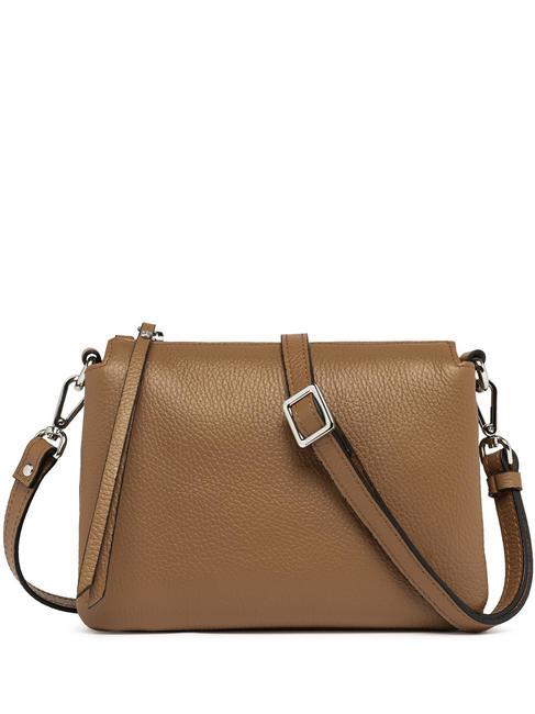 GIANNI CHIARINI THREE  Mini sac bandoulière, en cuir limon - Sacs pour Femme