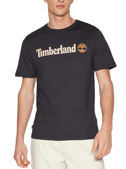 TIMBERLAND KENNEBEC RIVER LINEAR LOGO T-shirt en cotton NOIR - T-shirt