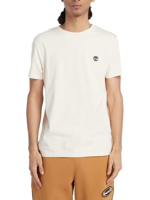 TIMBERLAND SS DUNRIVER CREW T-shirt en cotton fumée blanche - T-shirt