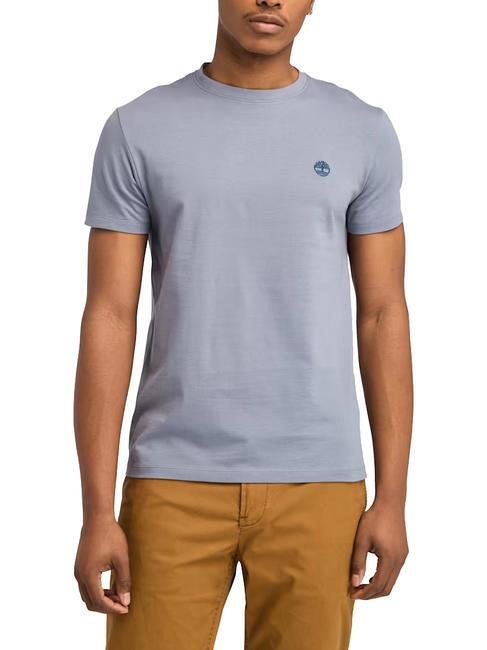 TIMBERLAND SS DUNRIVER CREW T-shirt en cotton gris pierre folklorique - T-shirt