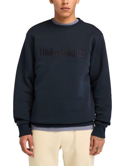 TIMBERLAND EMBROIDERY TONAL Sweat-shirt à col rond saphir noir - Pulls molletonnés