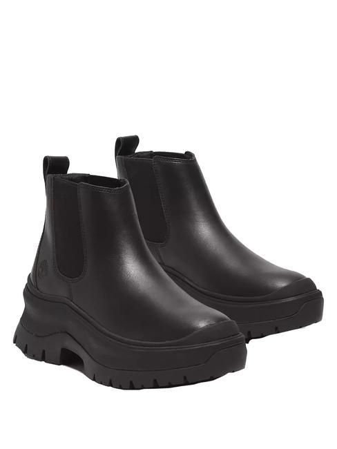 TIMBERLAND ROXIE LANE  Bottines en cuir noir pleine fleur - Chaussures Femme