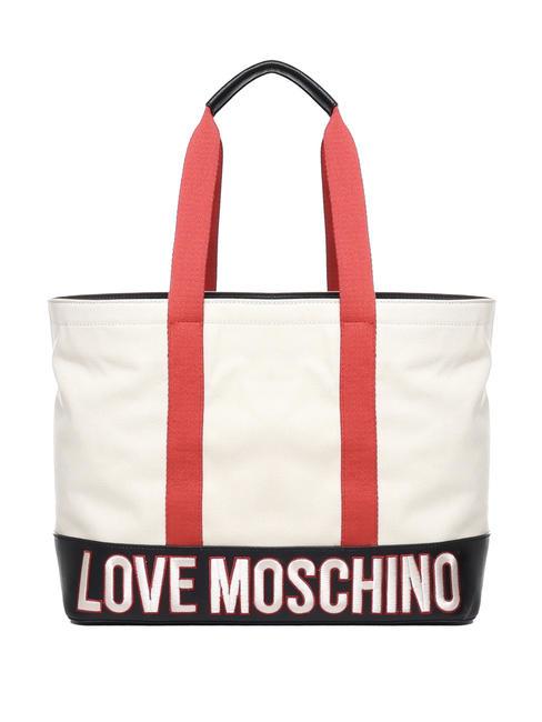 LOVE MOSCHINO FREE TIME  Acheteur en toile cuir - Sacs pour Femme