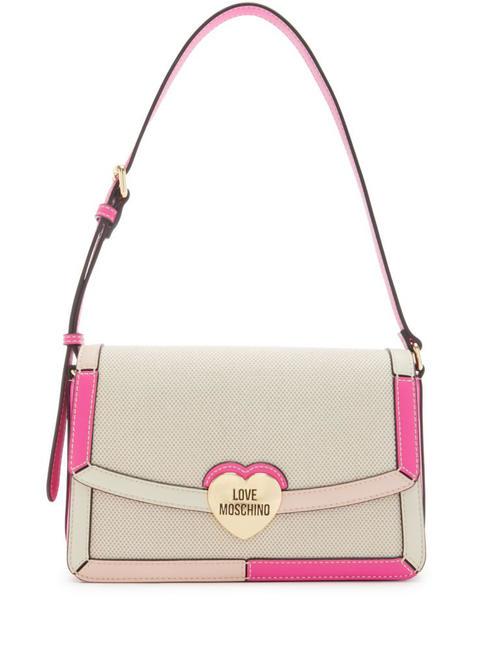 LOVE MOSCHINO LOVE SELLE  Sac d'épaule naturel/multi - Sacs pour Femme