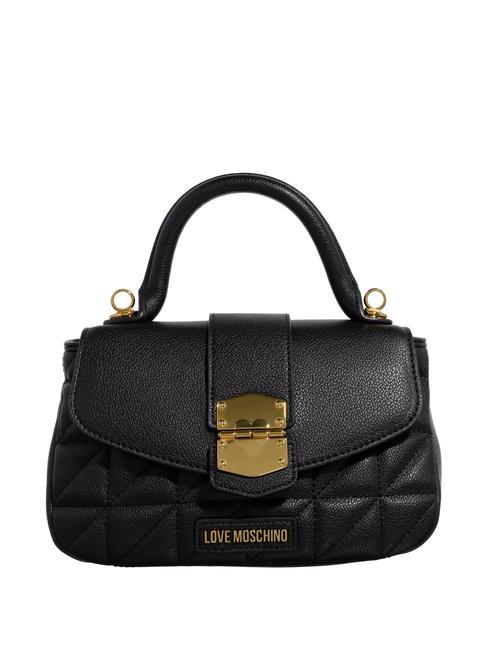 LOVE MOSCHINO CLICK HEART Mini sac à main, avec bandoulière Noir - Sacs pour Femme