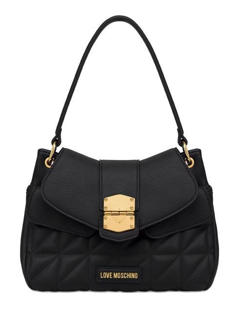 LOVE MOSCHINO CLICK HEART Sac à bandoulière, avec bandoulière Noir - Sacs pour Femme