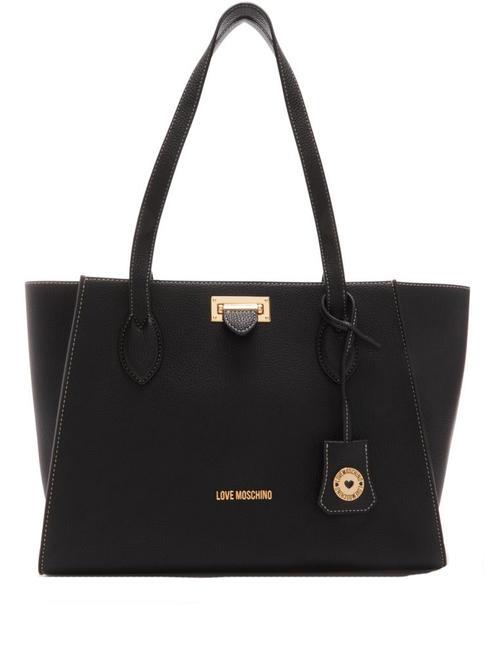 LOVE MOSCHINO CLICK  Sac de courses Noir - Sacs pour Femme