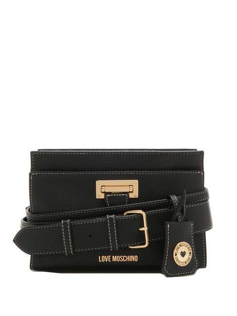 LOVE MOSCHINO CLICK Petit sac bandoulière Noir - Sacs pour Femme