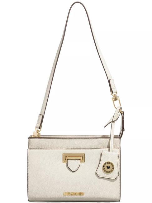 LOVE MOSCHINO CLICK Petit sac bandoulière Ivoire - Sacs pour Femme