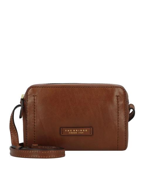 THE BRIDGE FIONA  Mini sac bandoulière, en cuir MARRON - Sacs pour Femme