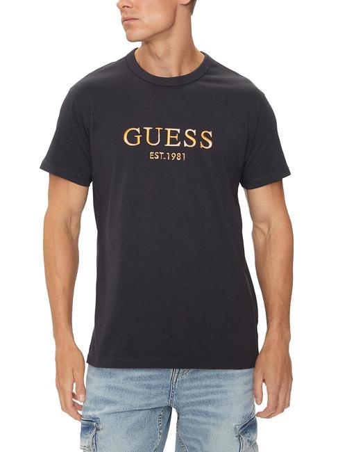 GUESS SS CN T-shirt en cotton smartblue - T-shirt